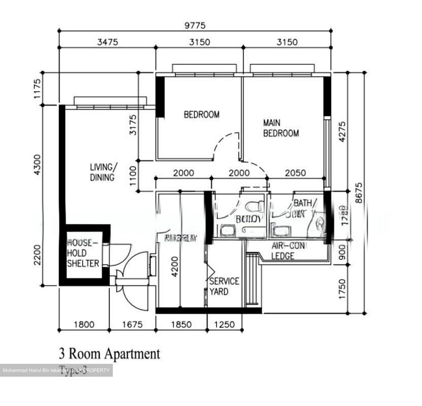 Blk 222A Matilda Edge (Punggol), HDB 3 Rooms #539895901